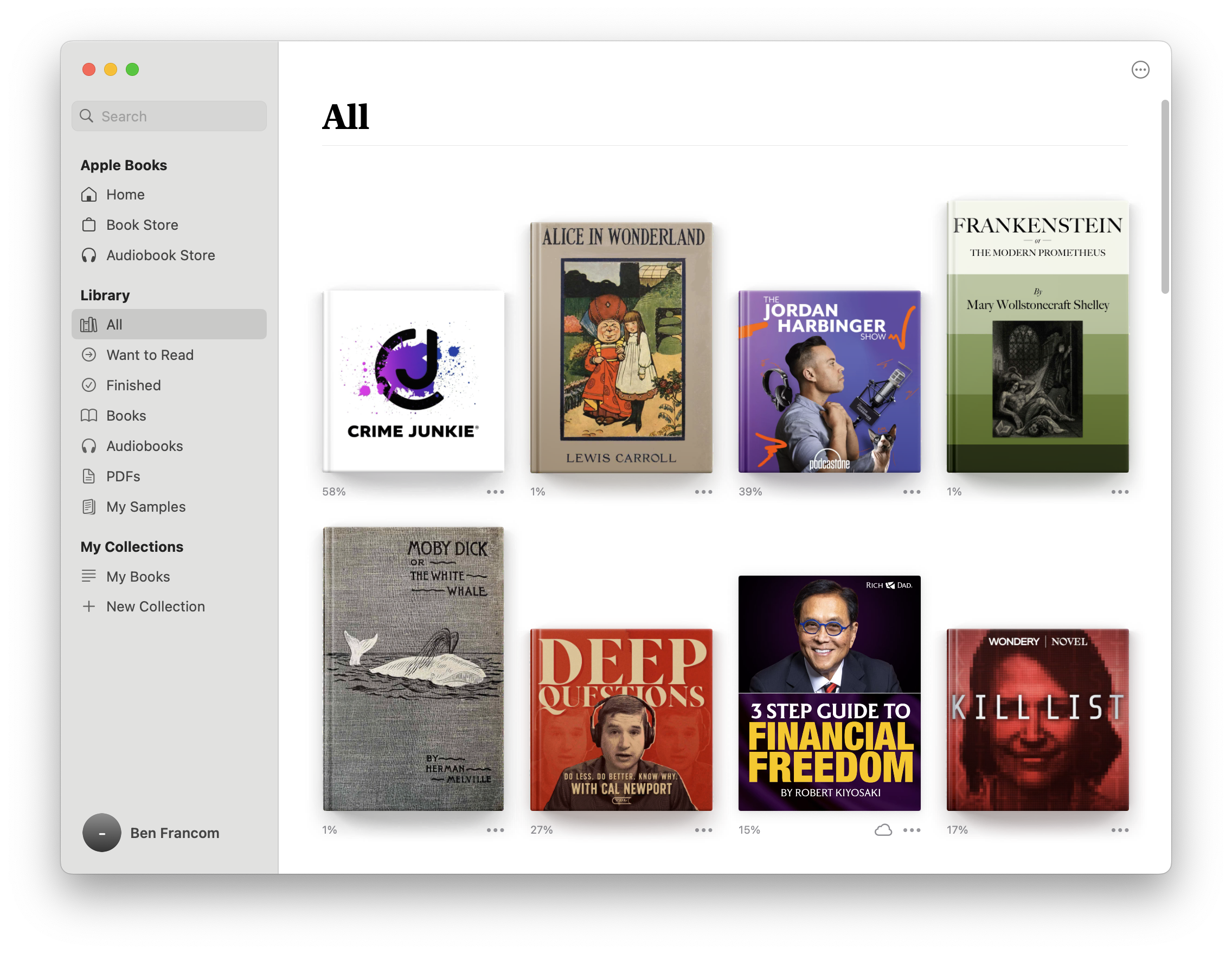 Your podcast eBook library in Apple Books